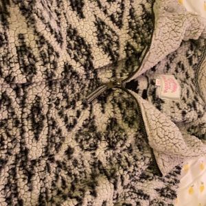 Cozy Sherpa half zip up